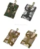 Multifonctionnel tactique armée militaire support de téléphone portable sacs téléphone portable Molle hanche ceinture pochette Packs couverture pour la chasse en plein air Camping taille sac