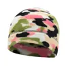 hiver camo chapeaux chauds camouflage tactique épais polaire casquettes souples masques coupe-vent sports de plein air cyclisme bonnet chapeau Cyclisme Équipement de protection