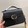 Bolsa de correntes Bolsa de corpo cruzado Bolsa de marca de couro real Bolsa de luxo 2023 Bolsa de luxo Moda Ombro Bolsa de alta qualidade Bolsa feminina Carteira de telefone