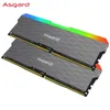 Rams Asgard W2 Seria RGB RAM DDR4 8GBX2 16GBX2 3200MHz PC425600 1,35V Dual Channel Oszałamiający pulpit pamięci RAM