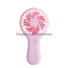 Usb Gadgets Portable Rechargeable Fan Charging Cool Removable Handheld Mini Outdoor Fans Pocket Folding 4 Colors Drop Delivery Compu Dhcxk