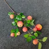 Decorative Flowers False Apple Tree Home Garden Decorate Artificial Plants Bonsai Japan Allspice