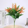 Decorative Flowers 7 Branches Realistic Lily Of The Valley Flower Faux Artificial For DIY Wreath Home Wedding Decoration