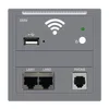 Routrar 300 Mbps Dual LAN -portar med RJ11 Telefon USB 802.3AF POE 86Type Europeisk trådlös inwall -åtkomstpunkt Router AC100240V WIFI AP