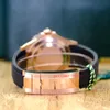 WATCH 126555 18K ROSE GOLD BLACK DIAL OYSTER FLEX Fashion brand automatic waterproof sapphire men's watch