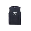 23SS Summer Summer Logo 77 Vest Men Tee USA Ulyveless T Shirt Shirt shore streetwear Cotton Europe Dancal Tank