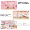 2 pezzi accessori per capelli set di fasce per neonate fiocco con nodo fascia per la testa bambini piccoli copricapo fascia neonato neonato