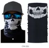 Ski multicolore Skull Face Mask Festival Party Costumes d'Halloween Skeleton Magic Scarf Bicycle Cycling Dustproof Hunting Airsoft Masks Ghost Multi Use Neck Gaiter