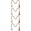 Decorative Flowers Beaded Summer Tassels Home Party Decor Wooden Decoration Hanging Adornment Garland