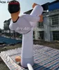 wholesale Modèle de karaté gonflable Guy de taekwondo gonflable de 3 mH 10 pieds Ceinture/degré/bande gonflable de garçon de Karat pour la formation et la publicité