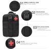 Outdoor Drable Medical First Aid Kit Bag Gym Sports Rescue Pouch Bags Militär Vattentät överlevnad Pack Pack Nödsjuksköterskan Molle EMT Taktisk jaktmidjebältespaket