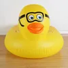 large yellow duck mattress inflatable swim pool floats tube summer water sports swim pool toy men women floating mattress toys