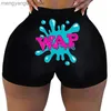 Women's Shorts Sexy Women Shorts Womens Summer Clothing Candy Snack Wap Graphic High Waist Biker Booty Shorts Wholesale Cheap Stuff T230603