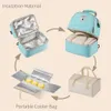 Diaper Bags Mummy Diaper Backpack Baby Milk Food Storage Thermal Bag Warmer with Feeding Bottle Thermal Keeps Drinks Cool Travel Backpack 230602