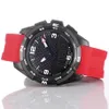 Intero T-Touch Expert Solar Racing T091 quadrante nero cronografo al quarzo cinturino in caucciù rosso chiusura deployante orologio da uomo orologi da polso 311h