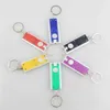 200pcs LED Camping Keyring Flash Light Torch Ceychain مصباح المفتاح سلسلة المفاتيح في الهواء الطلق LED سلسلة مفاتيح المصباح الترويجي هدية إبداعية شحن مجاني