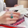 Cluster Rings Charm Flower Finger Ring Zircon 925 Sterling Silver Engagement Wedding Band for Women Bridal Birthday Party Jewelry