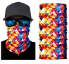 Ice Silk Camo Printing Face Covering Magic Scarves Head Wraps Warmer Headwear Neck Gaiter Microfiber Neck Tube Cool Bandana Scarf Dammtätmasker