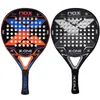 Tennisrackets Padelracket 3K Koolstofvezel Ruw Oppervlak Hoge Balans met EVA SOFT Memory Paddle 230603