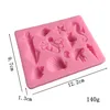 Stampi per fondente Conchiglia di conchiglia Stampo in silicone Cavalluccio marino Stella marina Cioccolato Stampo in argilla Calamari Oceano Decorazione torta 1224405