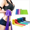 1.5M Yoga Fitness Training Fasce elastiche Piatti Fasce di resistenza esercizi elastici fasce elastiche cintura di resistenza esercita attrezzature per lo yoga