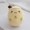 Produttori all'ingrosso 6 colori 12 cm tè al latte peluche ciondolo cartone animato carino peluche portachiavi bambola regalo per bambini