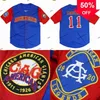 Xflsp GlaA3740 Personnalisé NLBM LEGACY JERSEY # 11 CHICAGO Baeball Jersey 100% Broderie Cousue Vintage N'importe Quel Nom N'importe Quel Numéro S-XXXL