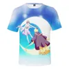 Herren T-Shirts Herren T-Shirts Lustiges Anime Assassination Classroom T-Shirt Männer/Frauen T-Shirt Mode Kurzarm Jungen/Mädchen Streetwear Korosensei Kleidung V8ug