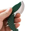 Outdoor Emergency Survival EDC tool Mini Folding knives Portable pocket Keychain Keyring Leaf shape Knife gear camping traveling fruit knife kit Alkingline