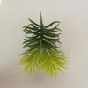 Flores decorativas NuoNuoWell 2xArtificial Fleshiness Cactus 8.3'' Pine Needle Suculent Plant Flower Home Varanda Decor