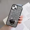 Custodie per cellulari di lusso per iPhone 14 14plus 14pro 13 13pro 12 Pro Max 11 Clear Glitter Rhine Stone Case Bling Shiney Cover iPhone14