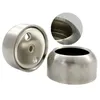 Curtain 2PCS 32mm Thickened Ball Seat Stainless Steel Flange Wardrobe Round Tube Bracket Clothes Support