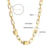 No Fade Lock Gold Jewelry Necklace 14k 18K Gold Plated Dubai Jewelry Necklace For Women