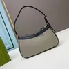 Worki wieczorowe Half Moon podwójne g torebka luksusowa torebka torba ophidias oryginalna skórzana damska damska męska projektant portfela crossbody clutch shou j230603