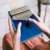 Kalimba Thumb Piano 17 Key Finger Piano Portable Mbi Rasanza Finger Piano for Kids Adult Beginner Professional