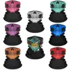 Unsex Skull Half Face Mask Scarf Bandana Bike Motorcycle Scarves Scarf Neck Face Mask Cycling sport Ski Biker Headband party cosplay Masks