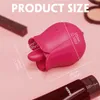 Rose Zunge lecken Vibrator für Frauen Klitoris Nippel Massagegerät Klitoris Stimulator weiblicher Masturbator