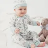 Cosplay Bambusfaser Baby Strampler mit Reißverschluss bedruckt Junge Mädchen Kleidung geboren Body Onesie Kleidung 230602