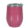 Vaso de vino Vaso de acero inoxidable aislado Vaso de huevo de 12 oz Champán deportes al aire libre Doble pared Tazas de café Banquete de boda Taza de cerveza