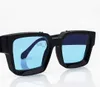 Occhiali da sole Millionaire occhiali da sole per uomo donna quadrato vintage classico moda Avantgarde stile 1165 occhiali top AntiUltraviolet con scatola e han J230603