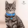 Coleiras 50 peças ajustável coleira para cachorro de estimação com sino personalizado pequeno cachorro gato coleiras para cães pequenos filhote de cachorro pescoço anel laços para cães