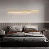 Lampy ścienne LED LED Modern Design długi pasek prosty skandynaty