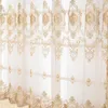 Rideau occultant haut de gamme personnalisé salon creux brodé style européen fini chambre Chenille Villa personnalisation