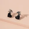 Charm Lost Lady New Fashion Devil's Wings Boucles d'oreilles en forme de coeur Bijoux pour femmes Direct R230603