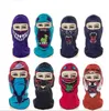 utomhus snowboard ansikte masker skalle skidskalle masker cykel cykling spandex motorcykel ansiktsmask mössa vinter 3d tecknad huva huva