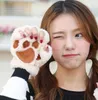 winter warm bear paws gloves Women girl children winter fluffy plush Gloves Mittens Halloween Christmas cosplay prop cat claw riding glove