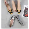 Chaussures habillées femmes chaussures plates talon bas pompes bureau dame cuir mode nœud papillon sans lacet femme