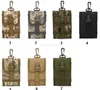 Outdoor jacht Militaire Tactische Molle Utility Bag Waterdichte Sportheuptassen Telefoonhouder Riemzakje Mobiele telefoons Beschermhoes Fanny Heuptassen voor fietsen jagen