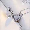 Collane con ciondolo Nuovi gioielli di moda Cuore Fai da te Locket apribile Po Box Collana Love Drop Pendenti di consegna Dha7H