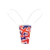 Women's Swimwear Women Britain Flag Bikini Swimsuit Set Sexy G-String Thong Bikini Split Swimwear Female Low Waist Bathing Suit J230603